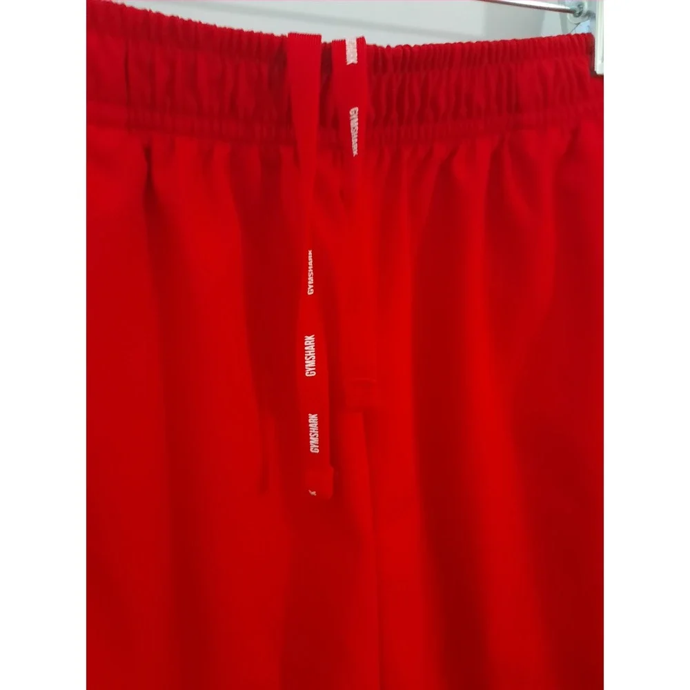 Gymshark Arrival Shorts Mens Large Red Athletic Gym Training Pockets Drawstring
